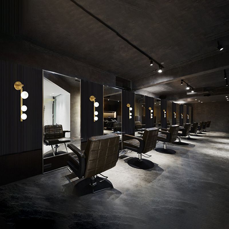 Bubbles Glass Sconce Light Fixture Minimalist-Style Wall Light Fixture for Bedroom