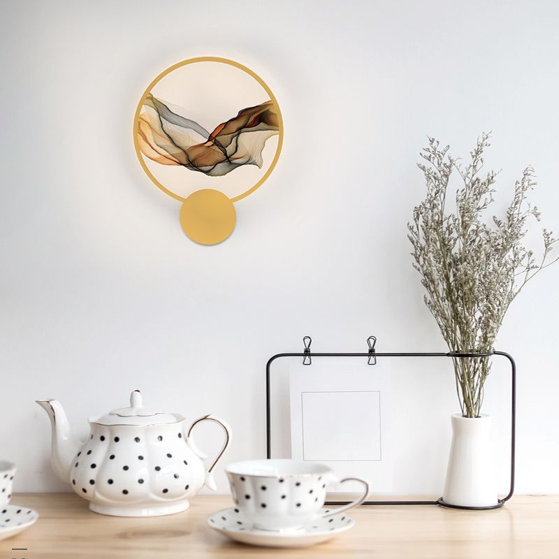 Luz de la pared de la sala de estar Minimalismo moderno LED NORDICA ILUMINACIÓN DE MONTAJE