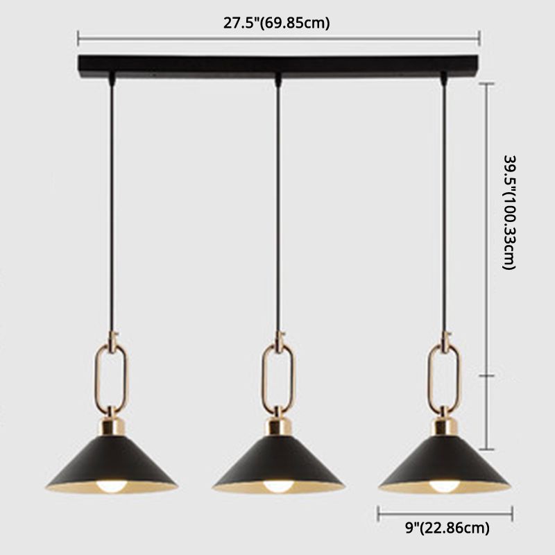 Macarons moderni ombrello ombrello a sospensione Light Metal Cipante Lighting con anello metallico