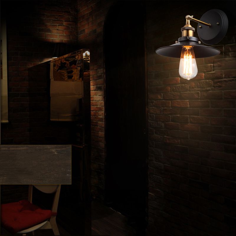 Industriekegel Wandleuchte Metallische Wandleuchten für Wohnzimmer