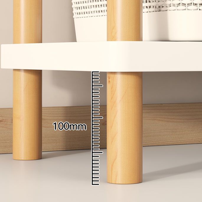 Modern Solid Wood Bookshelf Etagere Open Shelf Vertical Bookcase