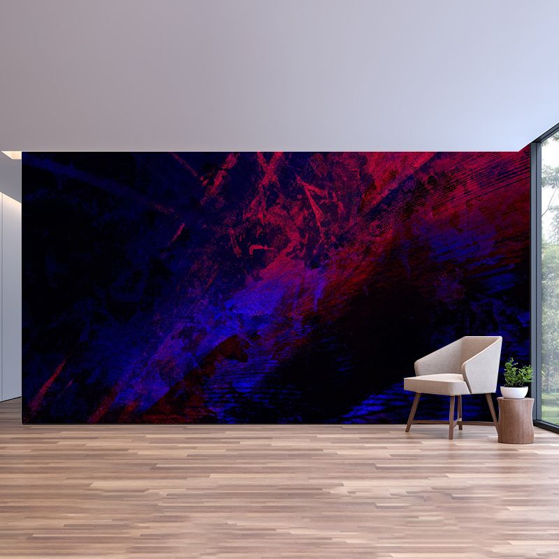 Abstract Color Collision Wall Mural Decorative Modernism Mildew Resistant Material Wall Art