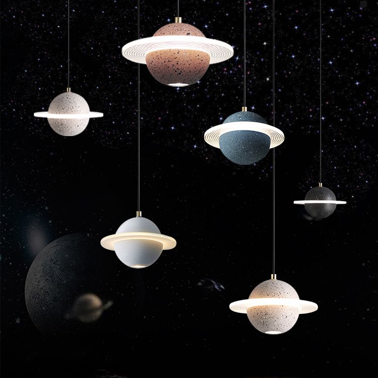 Kreatives Universum LED Pendelleuchter Einfachheit Hängende Lampe für Schlafzimmer Foyer