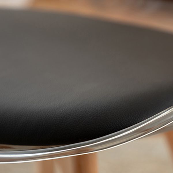 Modern Indoor-Outdoor Chair Transparent Acrylic Side Chair for Dining Room