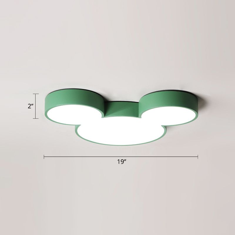 Soporte de montaje en la cabeza de los ratones acrílicos Iluminación del techo LED modernista