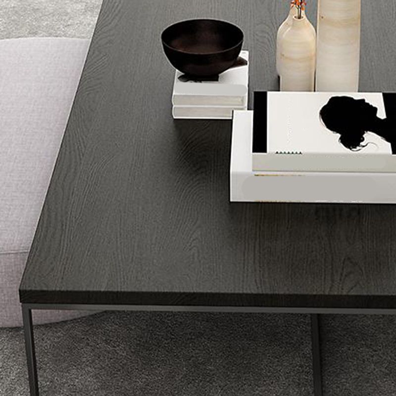 North European Wood Coffee Table Rectangle Frame Cocktail Table