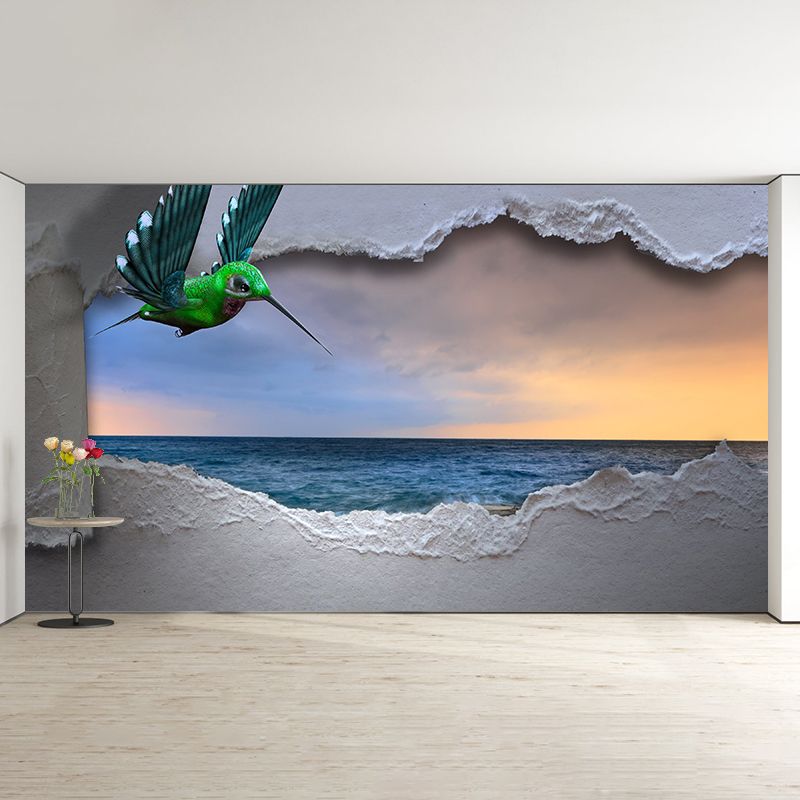 Modern Photography Mural Wallpaper Stereovision Sitting Room Wall Mural