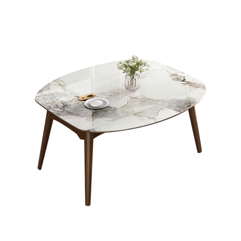 Extendable Sintered Stone Dining Table Set 1/4/7 Pieces Dining Set for Kitchen