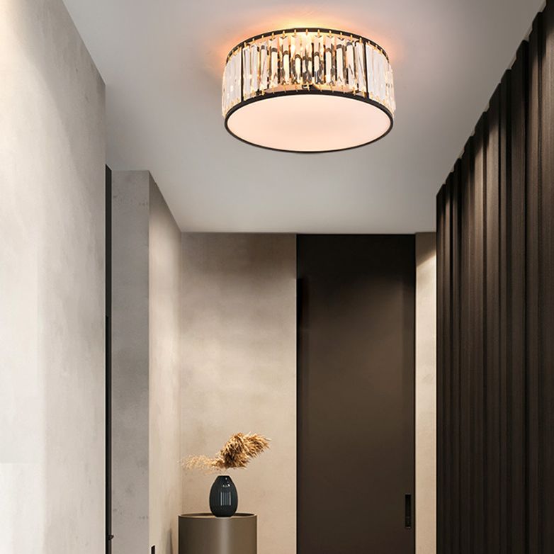 Modern Flush Mount Ceiling Lighting Fixture Crystal Flush Mount