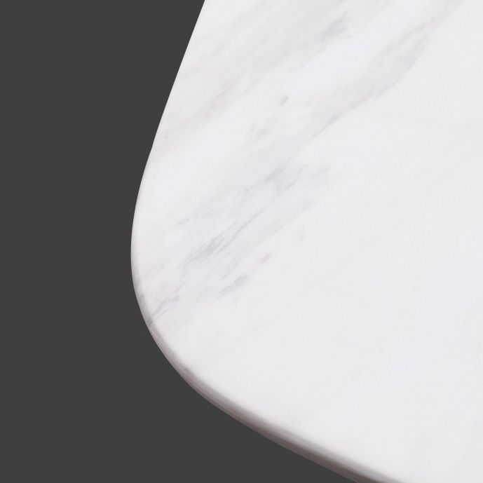 Mesa de comedor rectangular de estilo lujoso, mesa fija blanca con piedra sinterizada