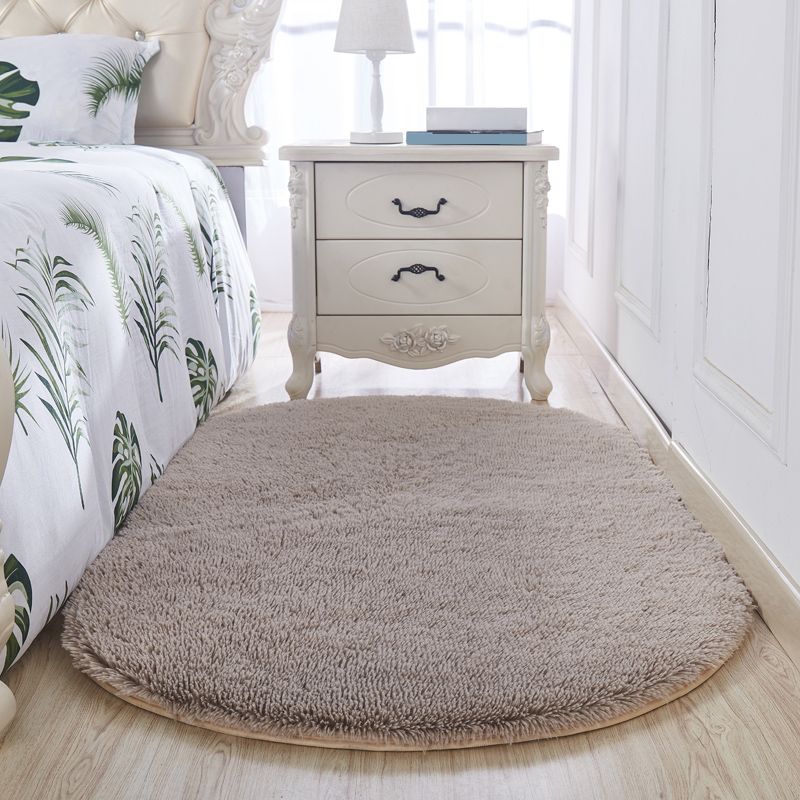 Tendy Shag Area Tapis Simplicity Plain Intérieur tapis intérieur Polyester Anti-Slip Backing Tapis pour décoration intérieure
