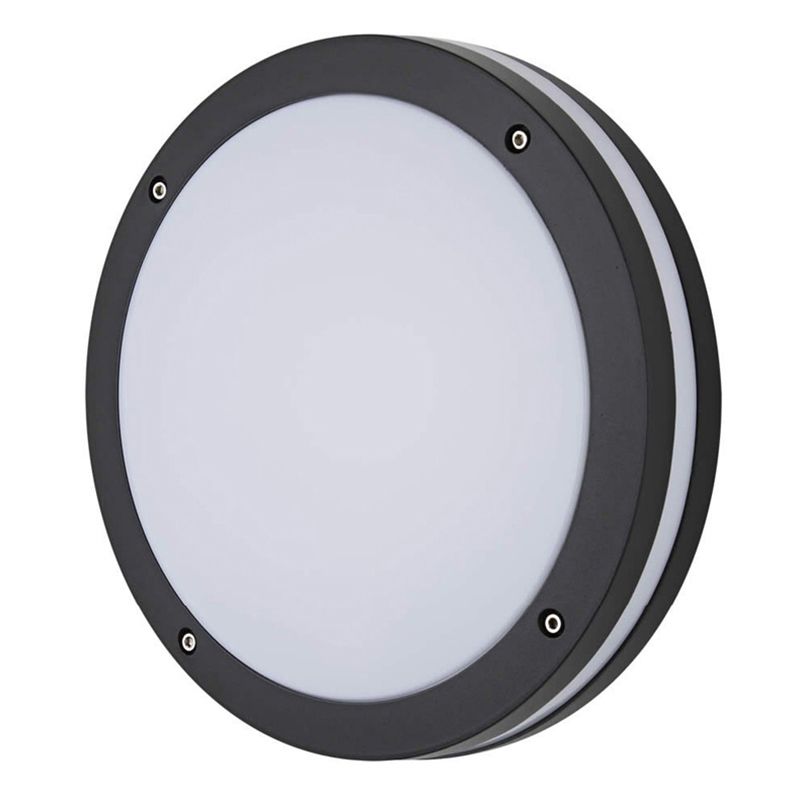 Minimalist Drum LED Flush Mount Light Aluminum Outdoor Flush Mount Ceiling Light