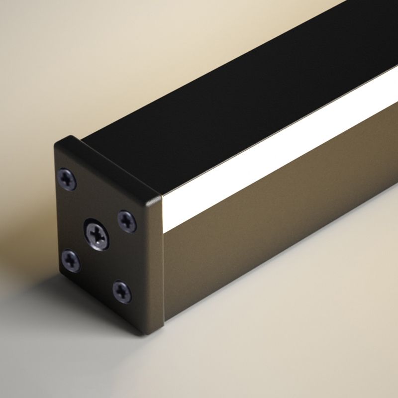 Metallic Linear Wall Light Fixture Modern Style Wall Light Sconce for Living Room