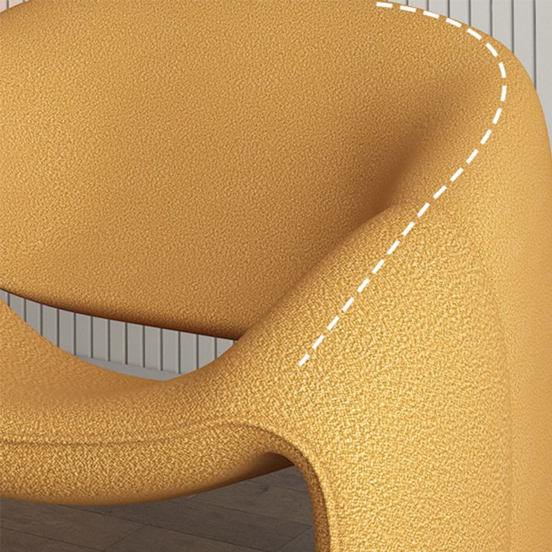 25.98" Wide Contemporary Style Single Sofa Chair Sloped Arms Chair