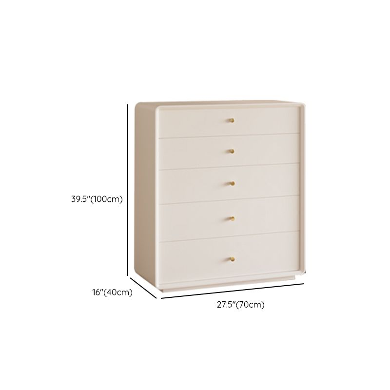 Classic Glam Storage Chest Dresser Wooden Dresser for Bedroom