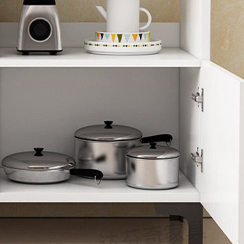 Dining Room Kitchen Island Marble Modern Prep Table with Storage Cabinet