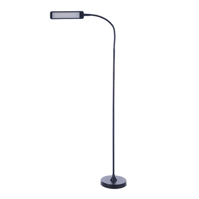 Modern Linear Floor Lamp Metal 1 Light LED Floor Light for Living Room