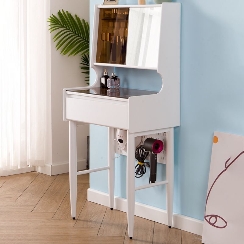 Mirrored Glass Drawers Make-up Vanity with Storage for Bedroom