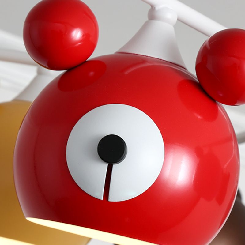 Modern Style Chandelier Light Nordic Macaron Metal Pendant Light for Living Room