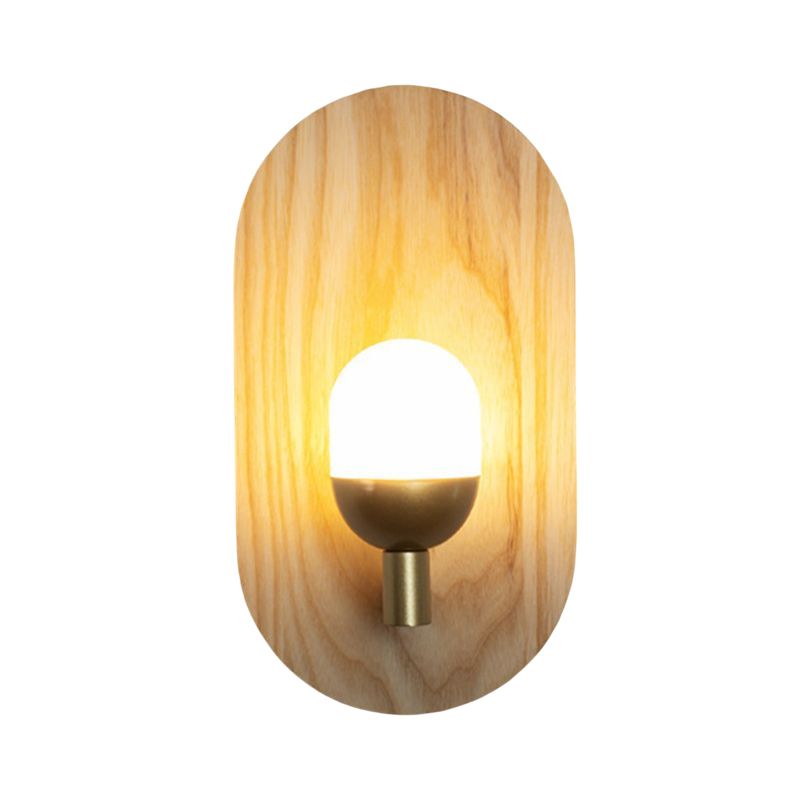 Modern Wall Light Sconces Wood 1 Light Wall Lighting Fixtures for Dining Room