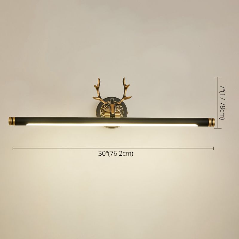 Lampe à vanité linéaire armée American Style Copper Single Vanity Light