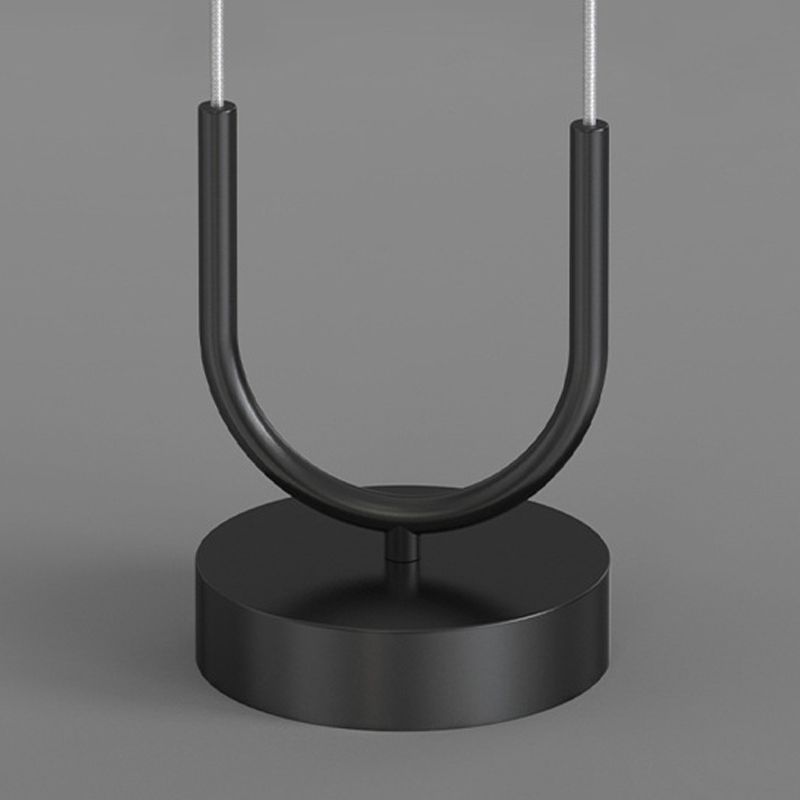 Géométrie Forme pendentielle Light Nordic Metal Devide LED Suspension LAMPE