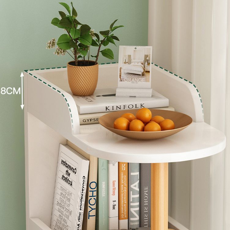 Engineered Wood Shelf Bookcase Scandinavian Bookshelf for Office