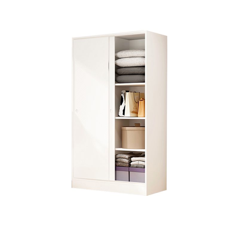 Contemporary Wardrobe Cabinet Sliding Storage Cabinet for Home