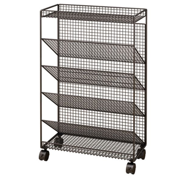 Closed Back Standard Kids Bookcase Scandinavian Bookshelf Metal