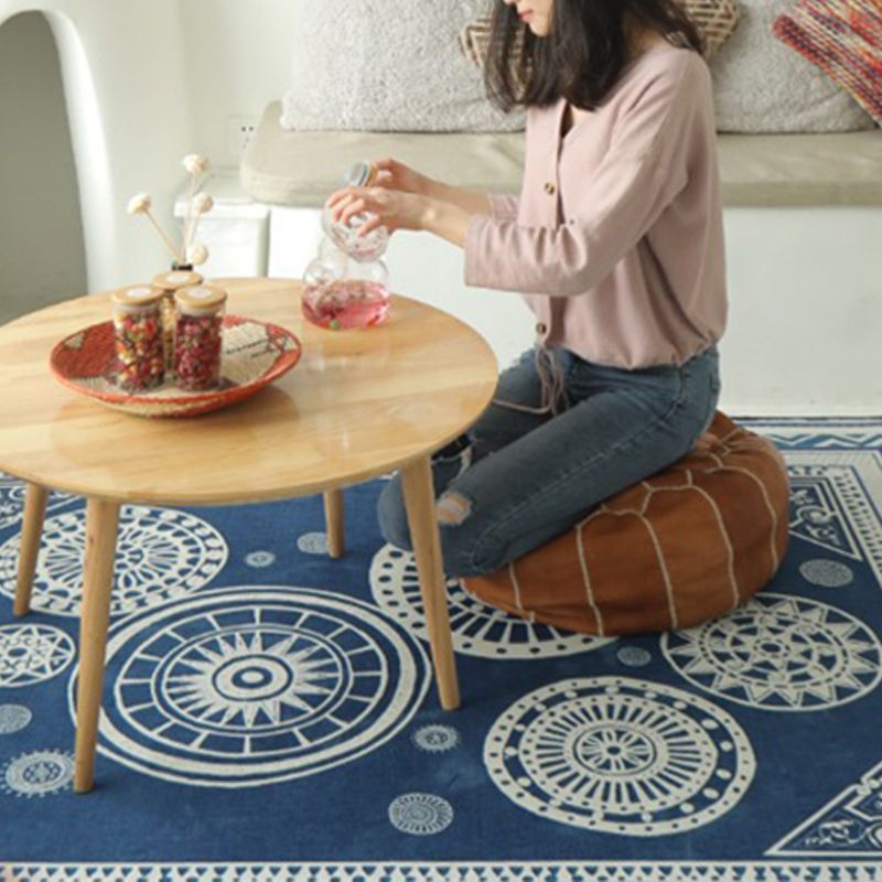 Alfombra geométrica impresa geométrica Polyster alfombra de alfombra múltiple anti-slip alfombra lavable para decoración del hogar