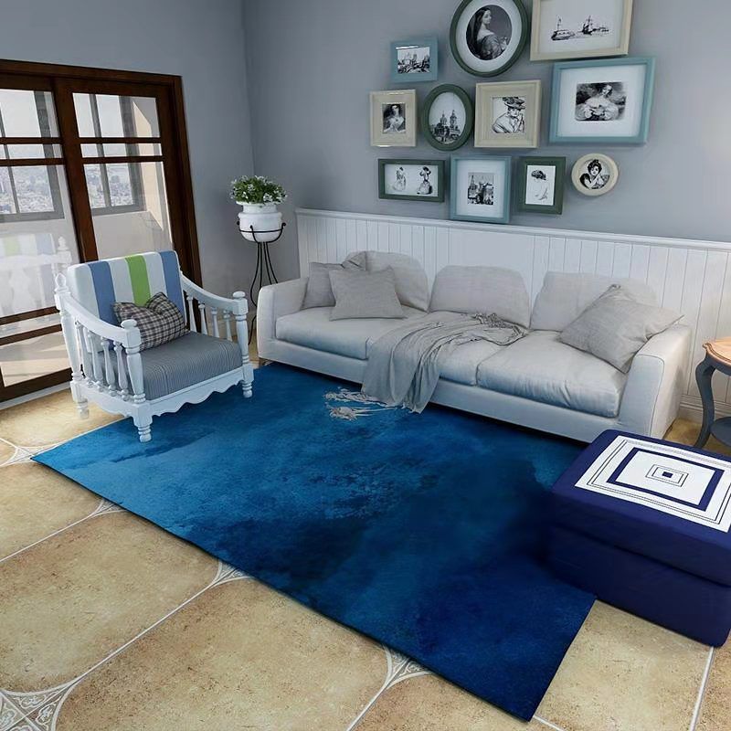 Grey Geometric Print Carpet Modern Polyester Area Rug Stain Resistant Rug for Home Decor