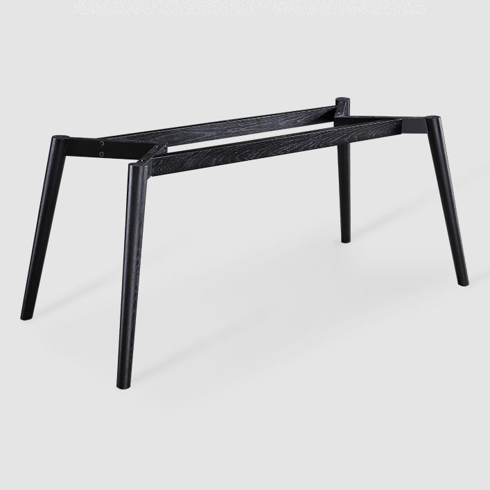Mesa de comedor industrial rectangular mesa fija con piedra sinterizada