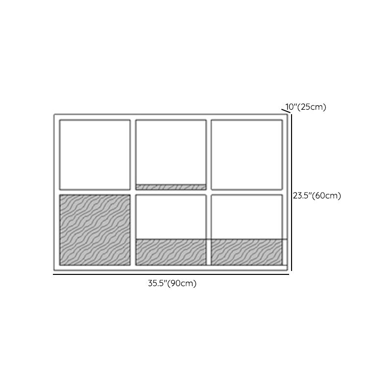 Wooden Wall Mounted Bookshelf Floating Industrial Bookcase with Shelves