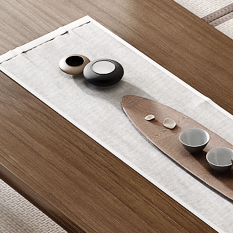 1 Rectangle Coffee Table Solid Wood Sled Single Coffee Table