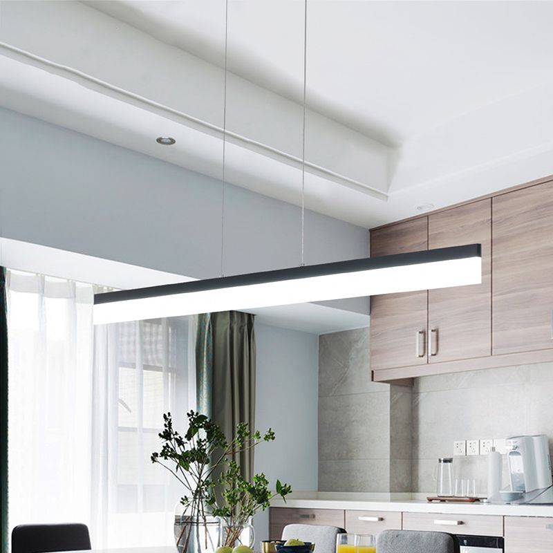 Luci del lampadario dell'isola moderna LED LED AFFEFIZIONE APPLICO LAGUE PER LA PAGA