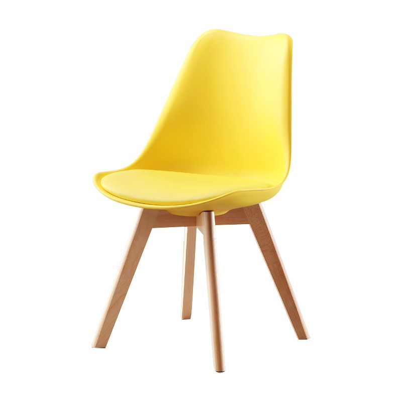 Sedia moderna del retro solido faggio sedia da pranzo imbottita