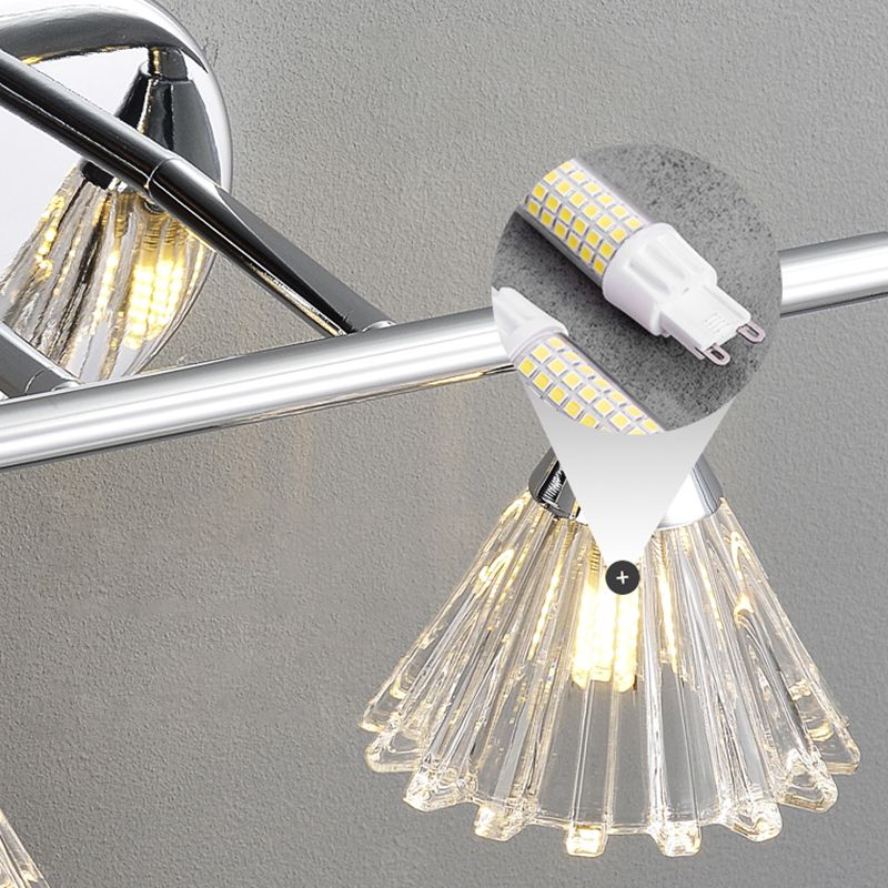 Minimalist Modern Style Vanity Wall Lamp Glass Vanity Lamp for Bathroom