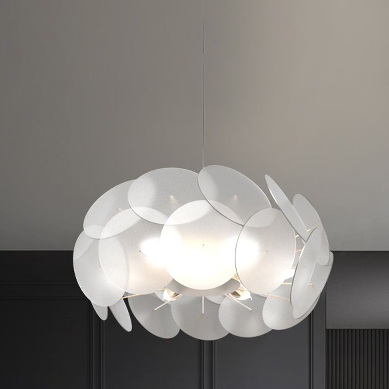 Wolkenartige Acrylhänge hängendes Licht Kit zeitgenössische LED weiße Deckenlampe für Schlafzimmer