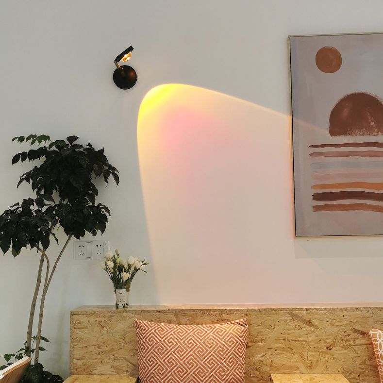 Lampada a parete a LED armata a 1 luce moderna a parete in metallo Montaggio per soggiorno