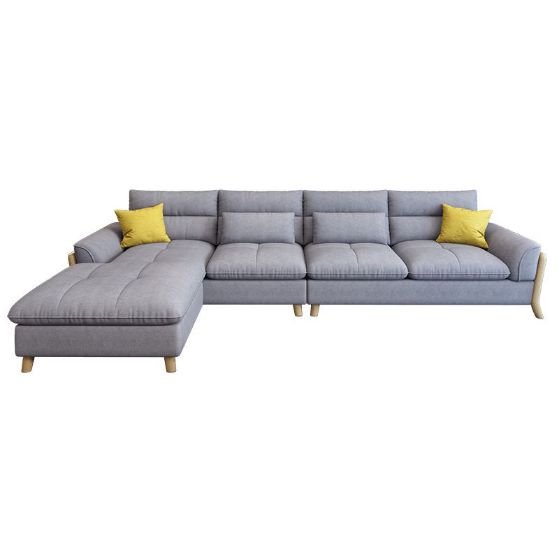 Nordic Cushions Pillow Top Arm Living Room Fabric Stationary Seating