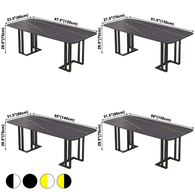 Table à manger de luxe traditionnelle table de sites à manger en marbre pour salle à manger