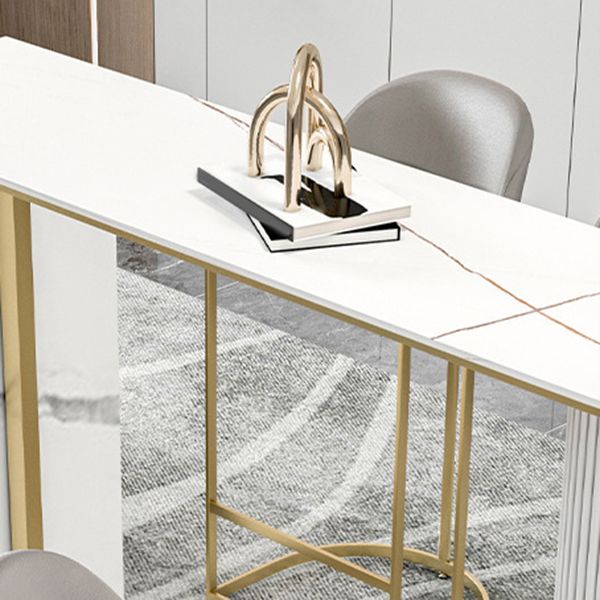 1/5 Pieces Table and Stool Set Contemporary Oval Pub Table Set