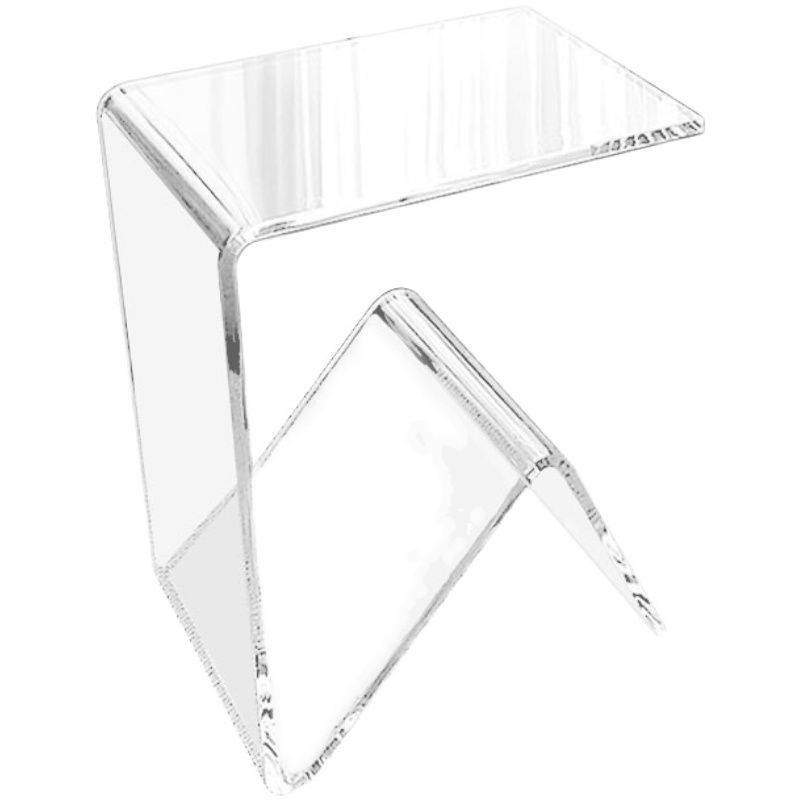Plastic Abstract End Table Rectangular Corner Table for Living Room