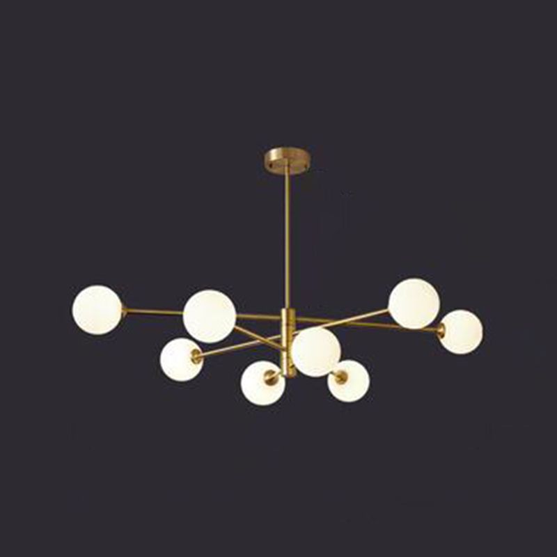 Nordic Modern Light Luxury Style Chandelier Pendant Light for Bedroom Living Room Dining Room
