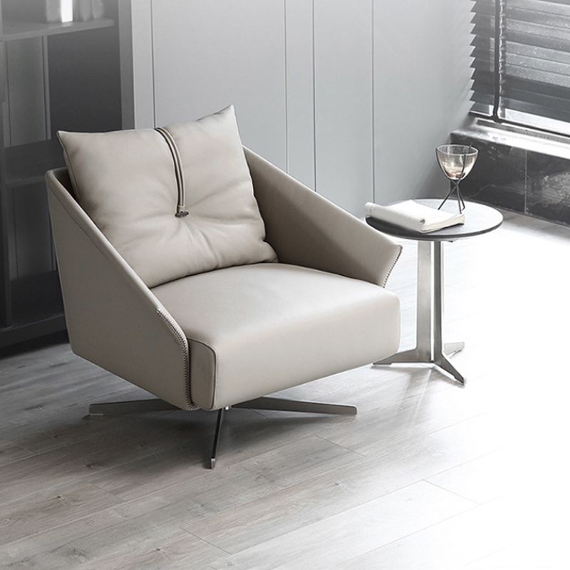 Faux Leather Chair 33" L x29.5"W x27.5"H Swivel Chair for Living Room