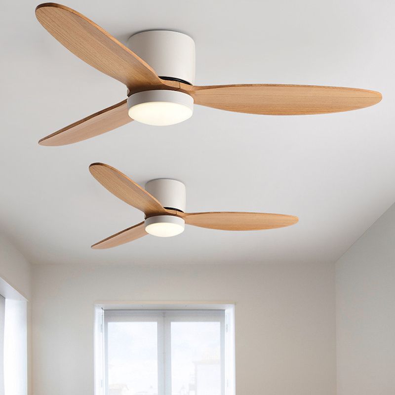 Contemporary Ceiling Fan Light Fixture Minimalist Ceiling Flush Mount for Bedroom