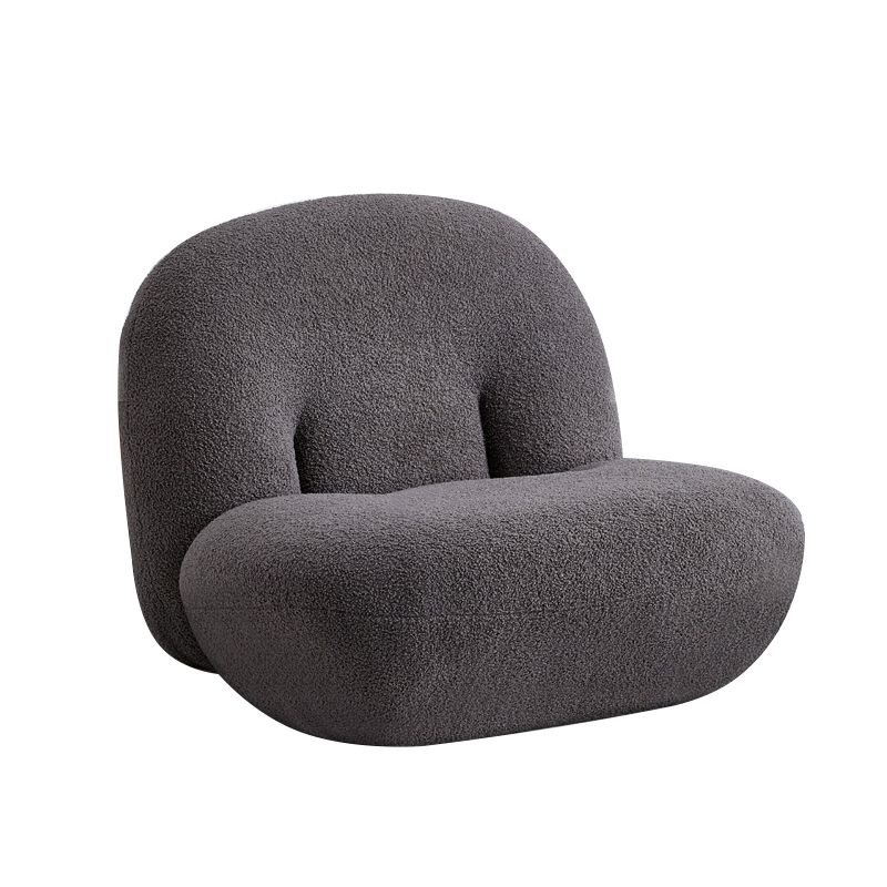 Wool Armless Chair 31.49" L x 27.55" W x 26.77" H Armless Chair for Living Room