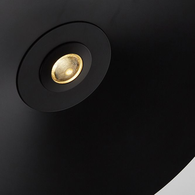 Cone Shape Hanging Lighting Postmodern Style Metal 1 Light Pendant Lamp for Bedside