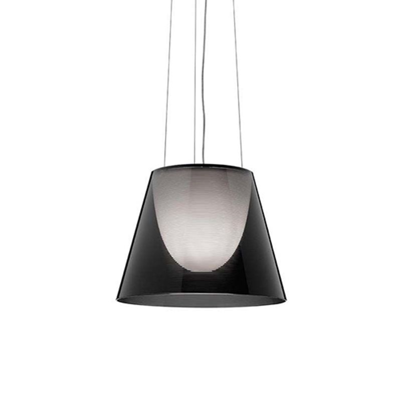 1 Light Barrel Hanging Pendant Modern Style Metal Hanging Lighting for Living Room