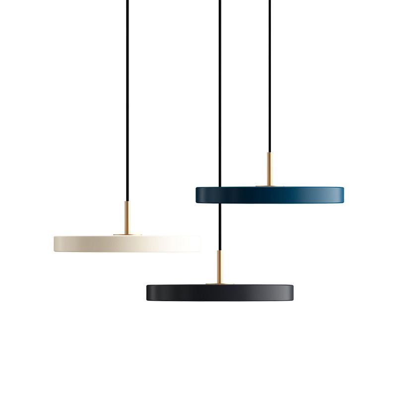 Minimaliste petit pendentif suspension à la salle à manger métallique